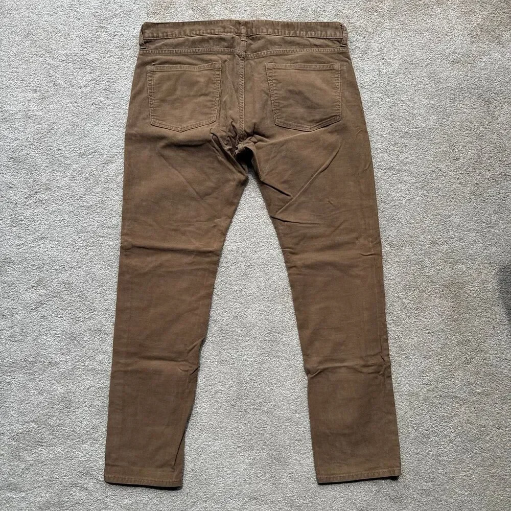 J Crew Khaki Tan Corduroy Chino Slim Fit Pants